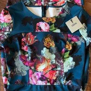 ASOS floral midi dress